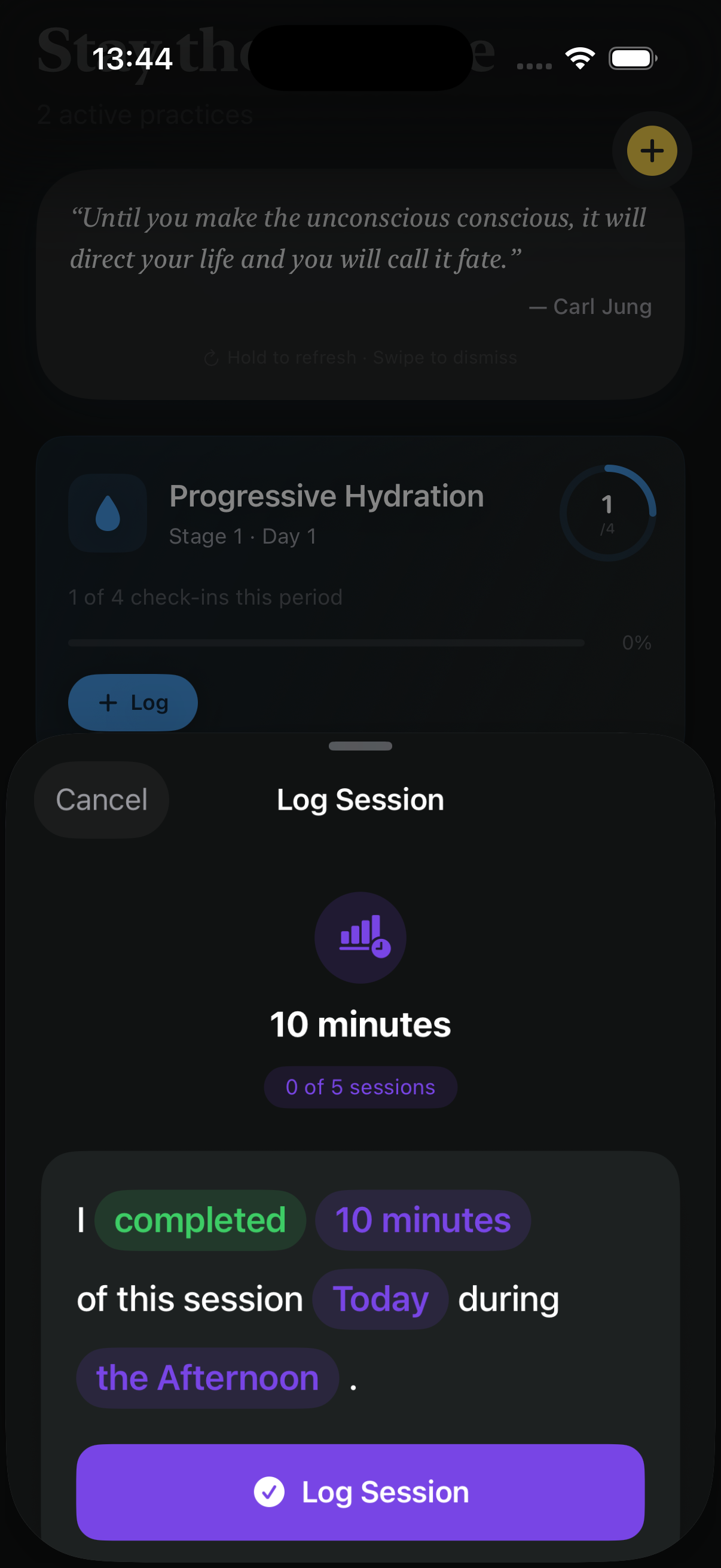 Logging A Practice